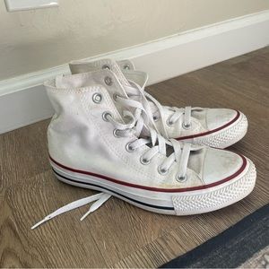 White high top Converse